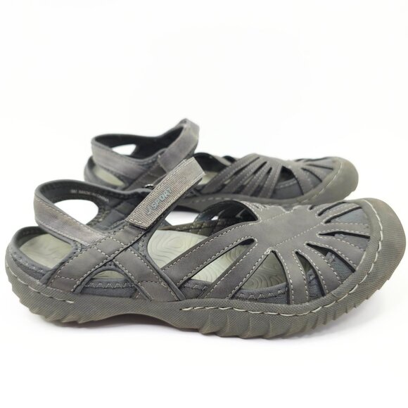 J Sport Women’s “Poppy” Closed Toe Hiking Sandals - Picture 2 of 6